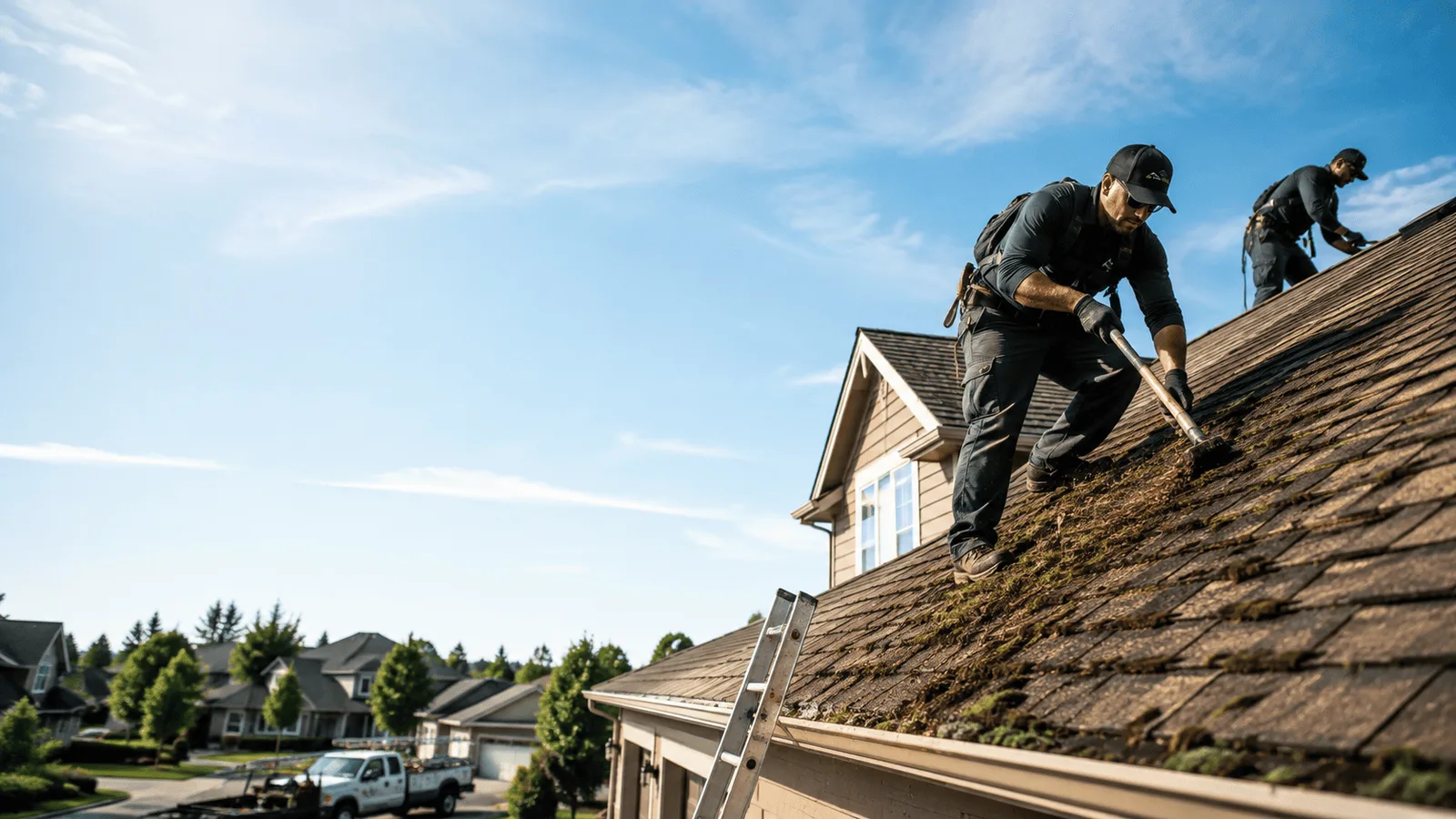 Roof Moss Removal in Desdemona, TX near me
